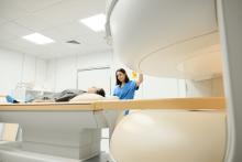 MRI Technologist Performing MRI on Lab Patient - MTMI